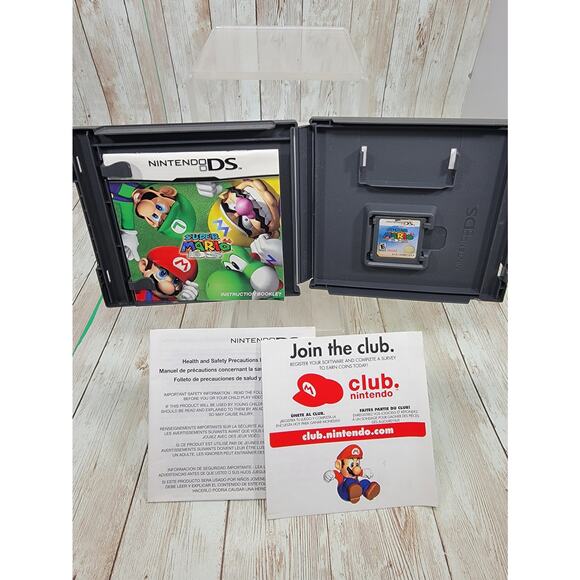 Super Mario 64 (Nintendo DS) Complete CIB w/ Manual VG Condition Tested - Picture 3 of 6
